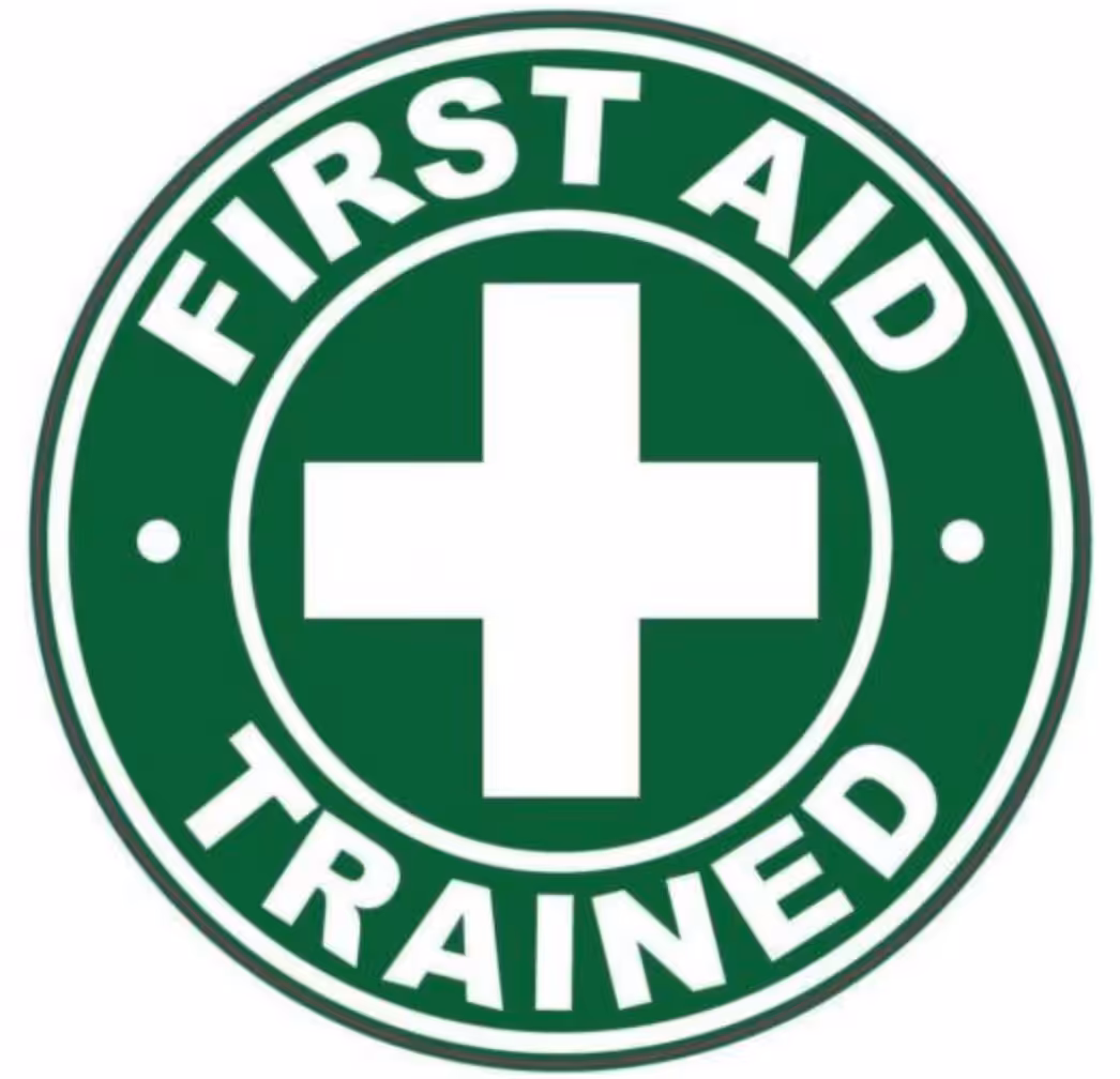 Certificate Resized First Aid Trained